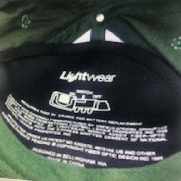 Light Up & Flashing Logo Adjustable Cap . Green Bay Packers . NFL - Picture 6 of 6